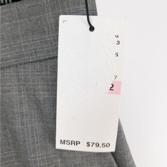 Perry Ellis Travel Lux Dress Pants Men's 40x32 Gray Polyester Blend New Tags - Picture 7 of 16
